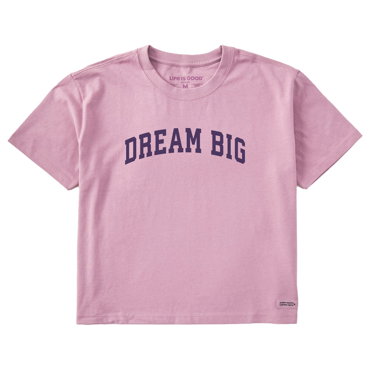 Women's Dream Big Arch Short Sleeve Crusher Boxy Tee