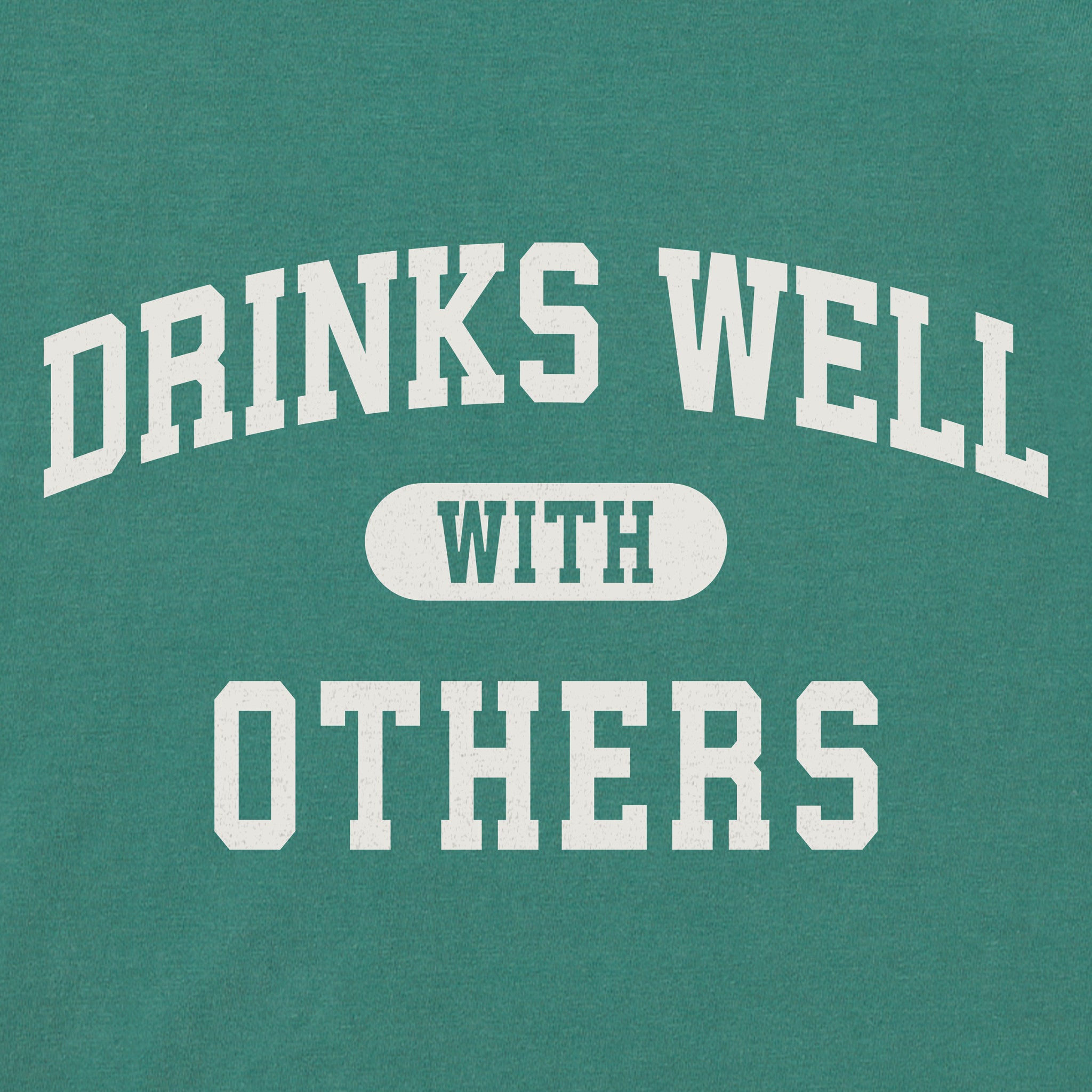 Women's Drinks Well with Others Arch Short Sleeve Crusher Boxy Tee