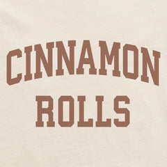 Women's Cinnamon Rolls Arch Short Sleeve Crusher Boxy Tee