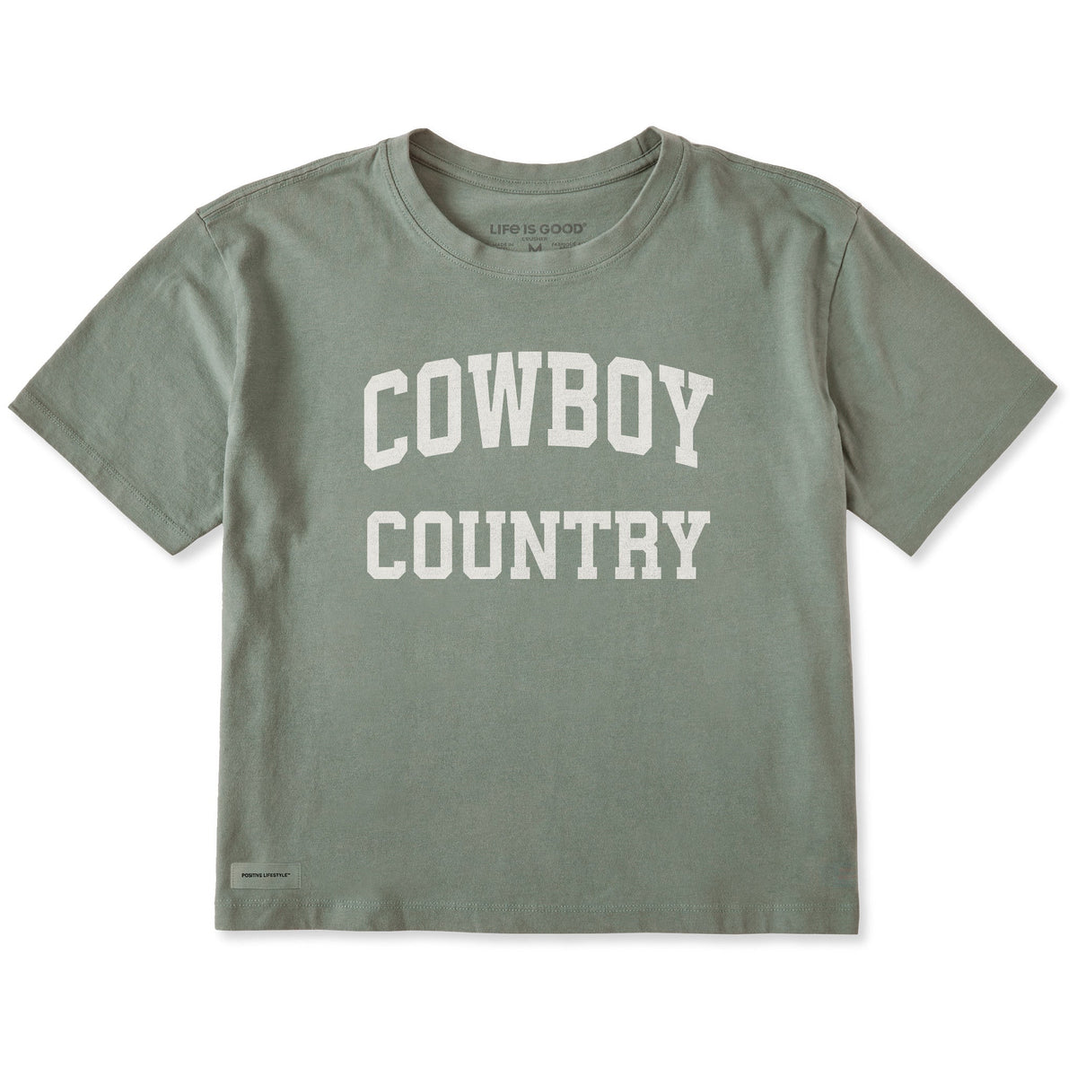 Women's Cowboy Country Arch Short Sleeve Crusher Boxy Tee
