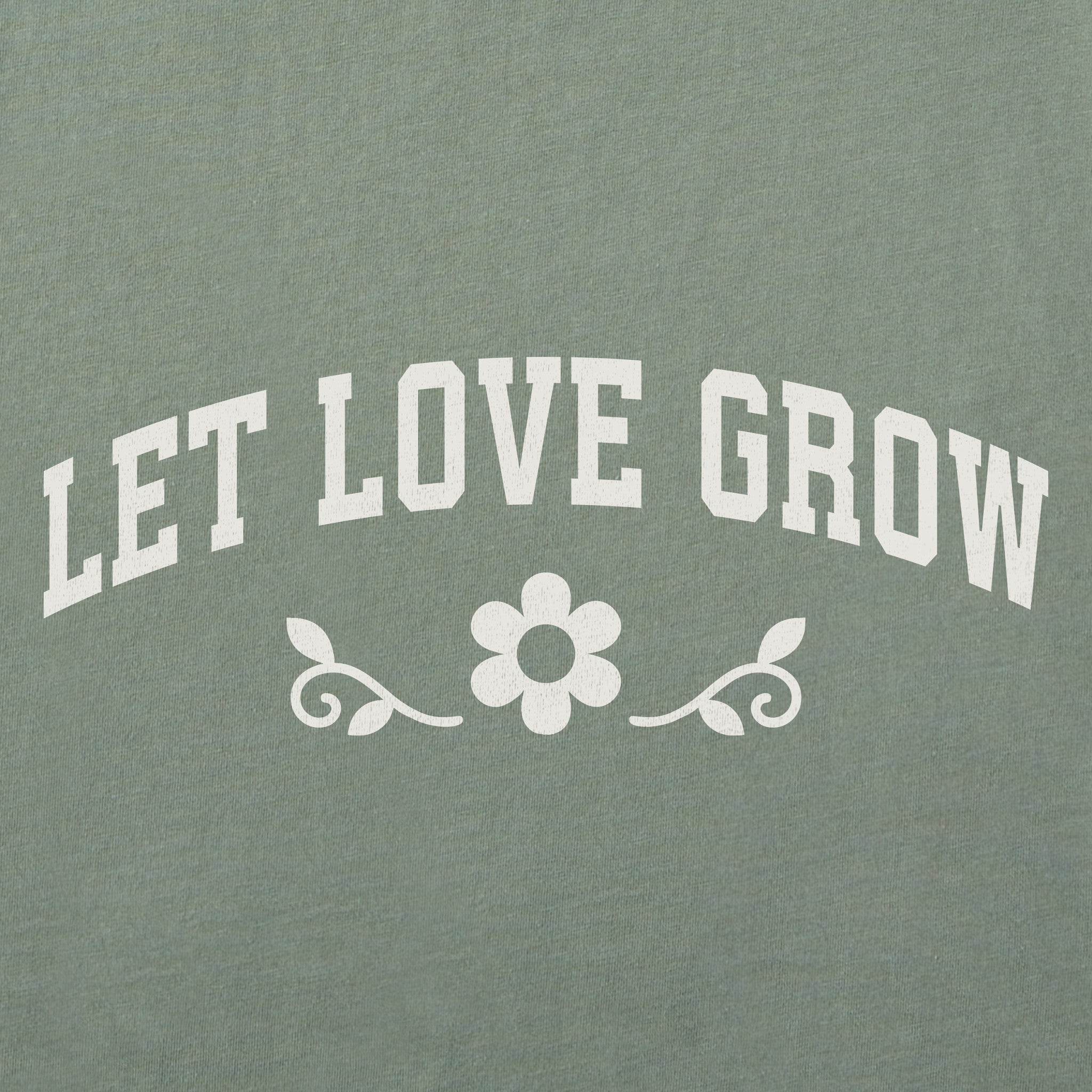 Women's Let Love Grow Arch Short Sleeve Crusher Boxy Tee