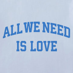 Women's All We Need is Love Arch Short Sleeve Crusher Boxy Tee