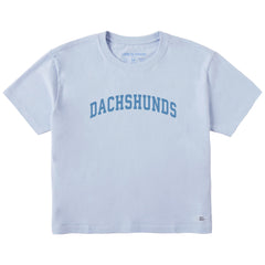 Women's Dachshunds Arch Short Sleeve Crusher Boxy Tee