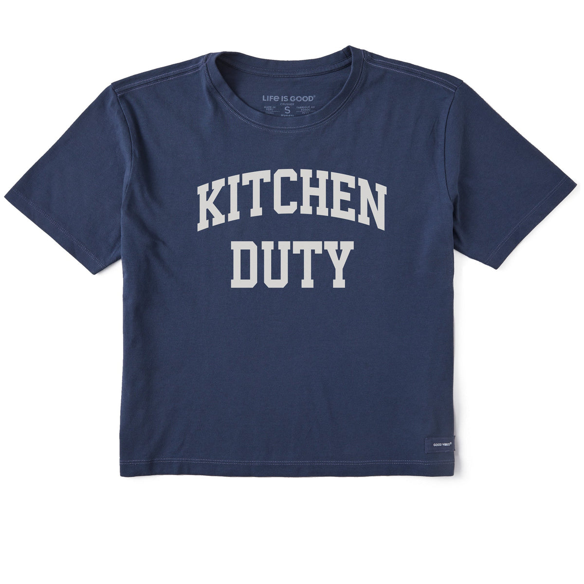 Women's Kitchen Duty Arch Short Sleeve Crusher Boxy Tee