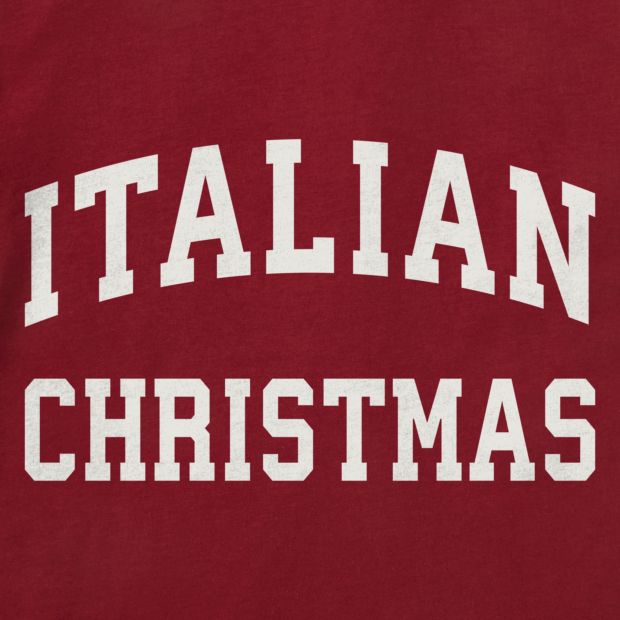 Women's Italian Christmas Arch Long Sleeve Crusher Tee