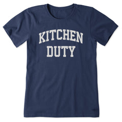 Women's Kitchen Duty Arch Short Sleeve Crusher Tee