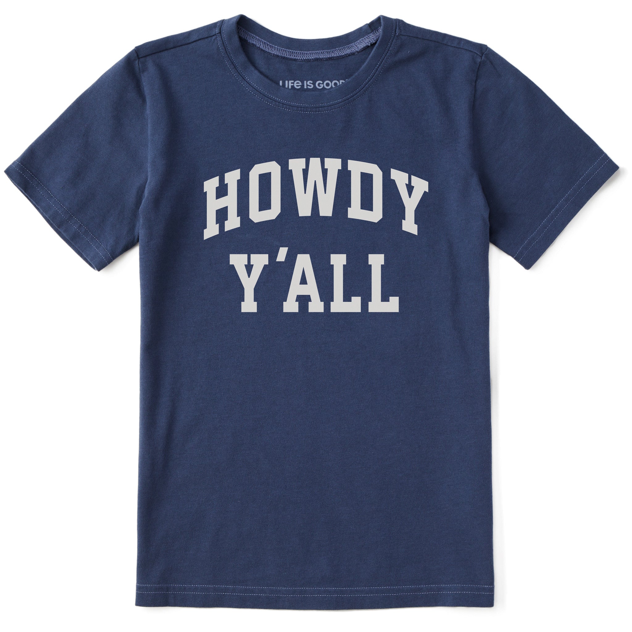 Kids Howdy Y'all Arch Short Sleeve Crusher Tee
