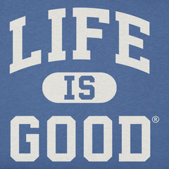 Men's Life is Good Arch Short Sleeve Crusher Tee