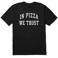 Men's In Pizza We Trust Arch Short Sleeve Crusher Tee