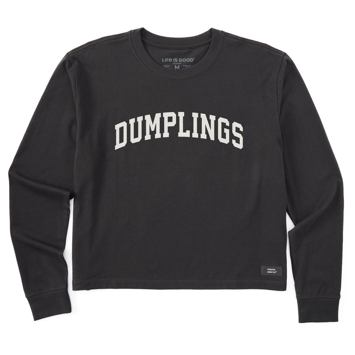 Women's Dumplings Arch Long Sleeve Crusher Boxy Tee