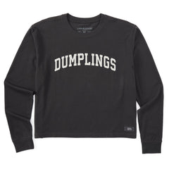 Women's Dumplings Arch Long Sleeve Crusher Boxy Tee
