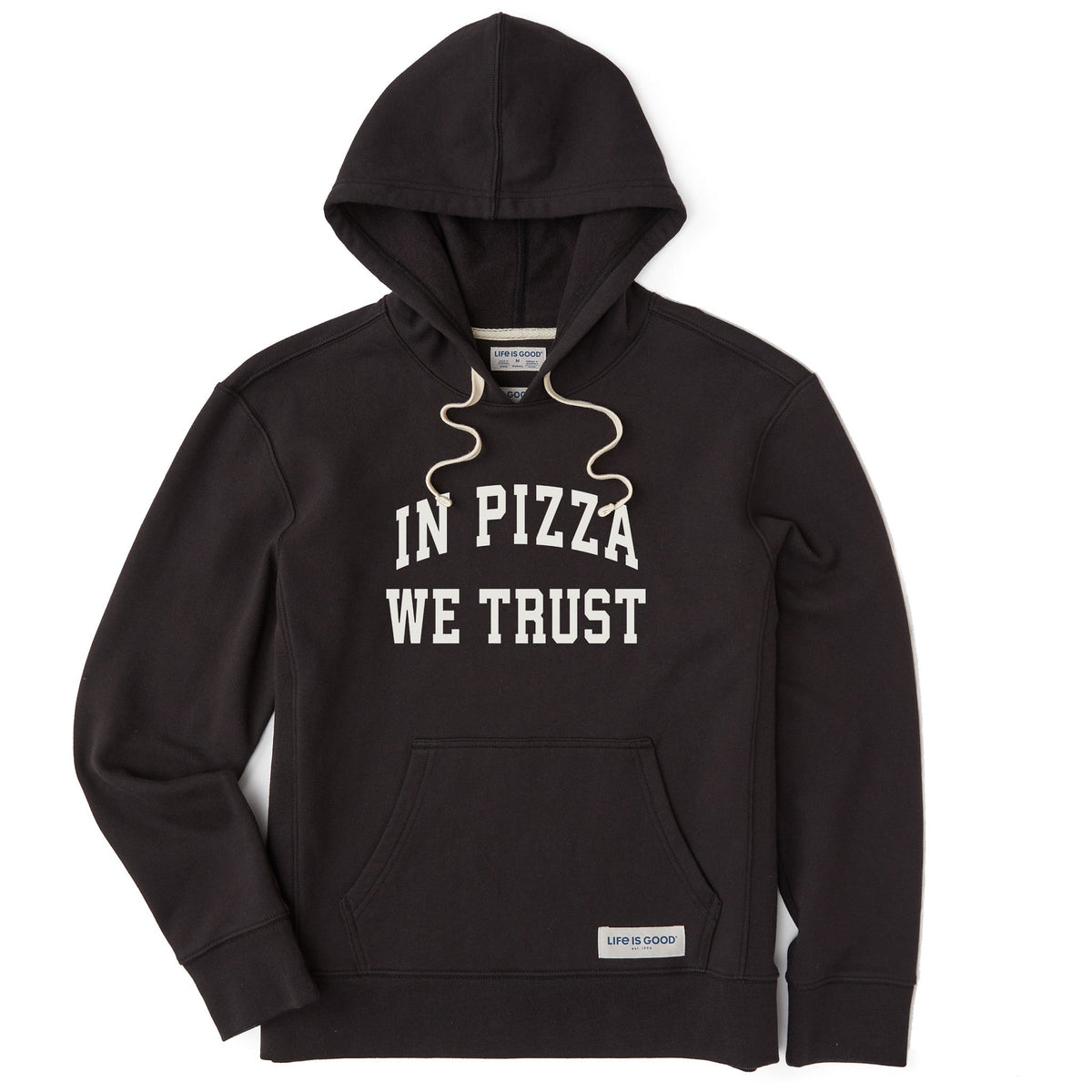 Women's In Pizza We Trust Arch Simply True Fleece Hoodie