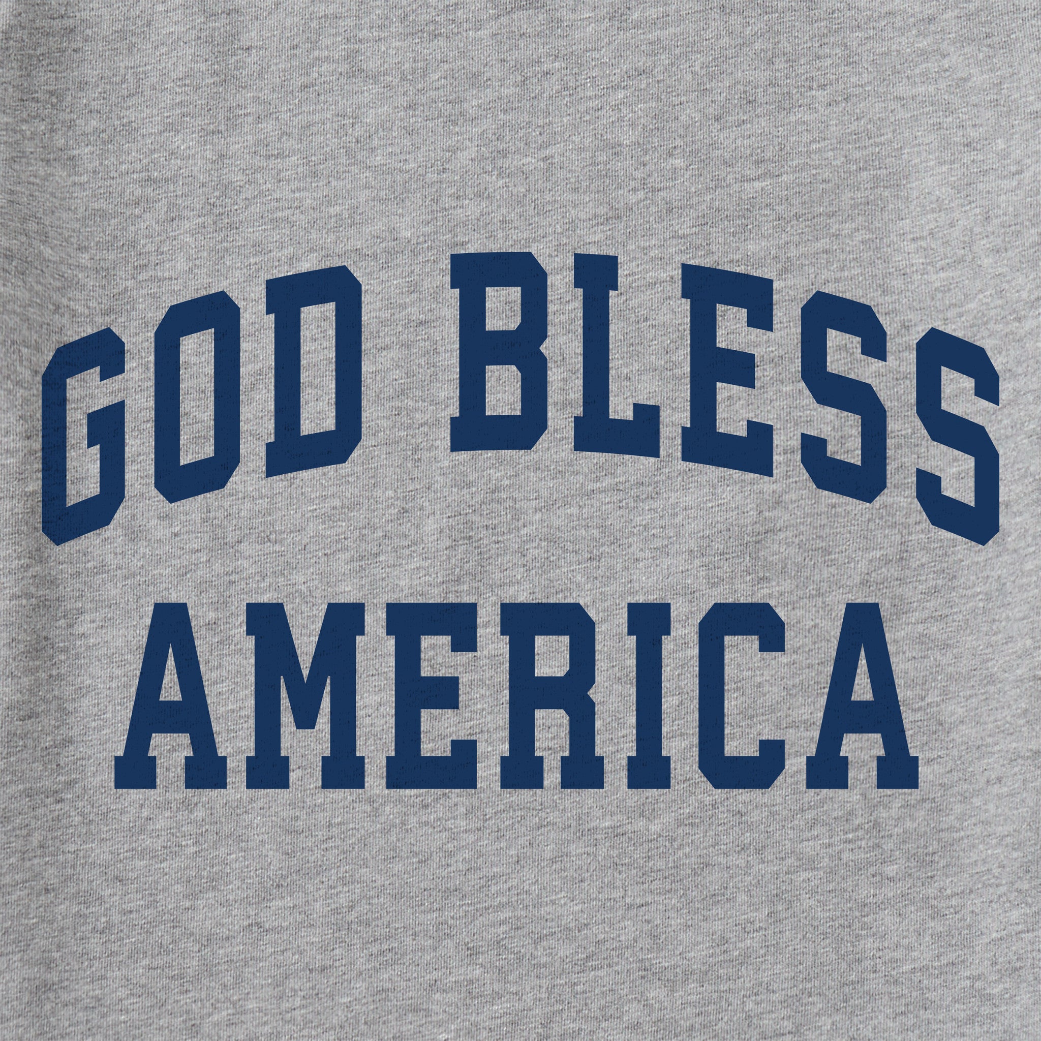 Women's God Bless America Arch Long Sleeve Crusher Tee