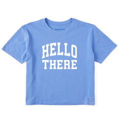 Women's Hello There Arch Short Sleeve Crusher Boxy Tee