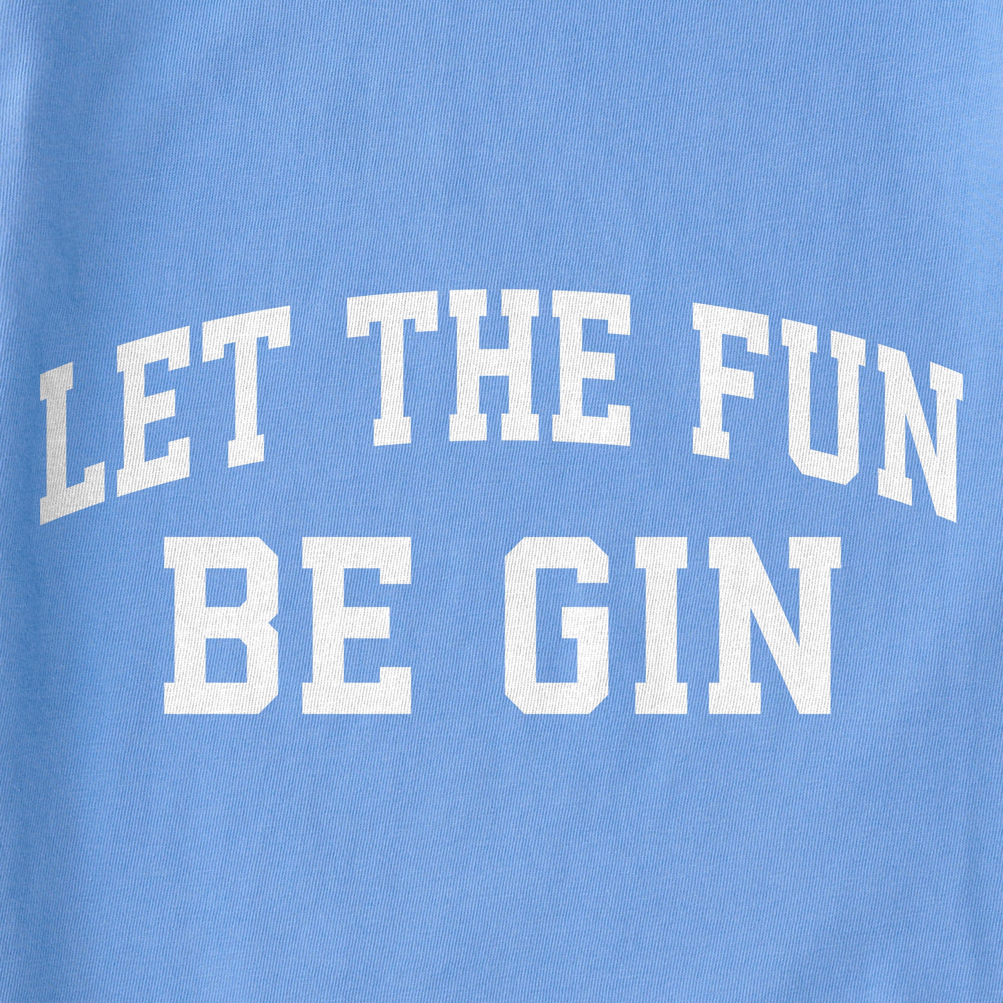 Women's Let the Fun Be Gin Arch Short Sleeve Crusher Boxy Tee