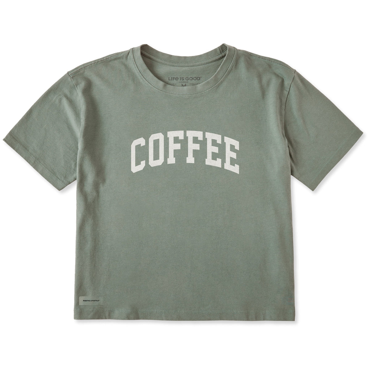 Women's Coffee Arch Short Sleeve Crusher Boxy Tee