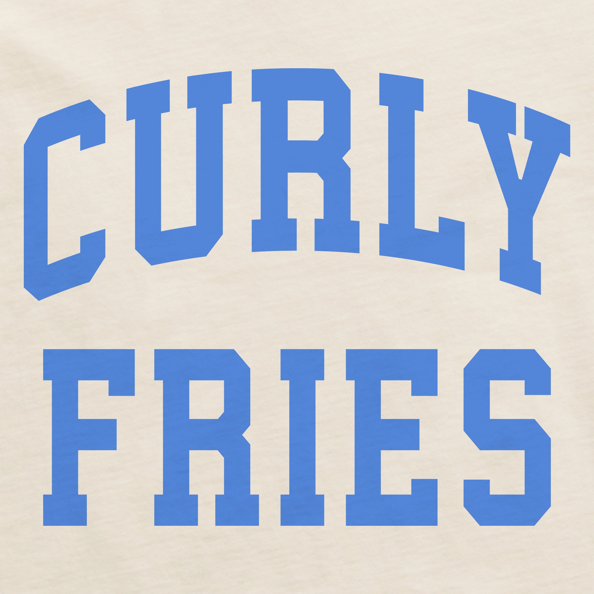 Women's Curly Fries Arch Short Sleeve Crusher Boxy Tee