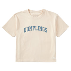 Women's Dumplings Arch Short Sleeve Crusher Boxy Tee