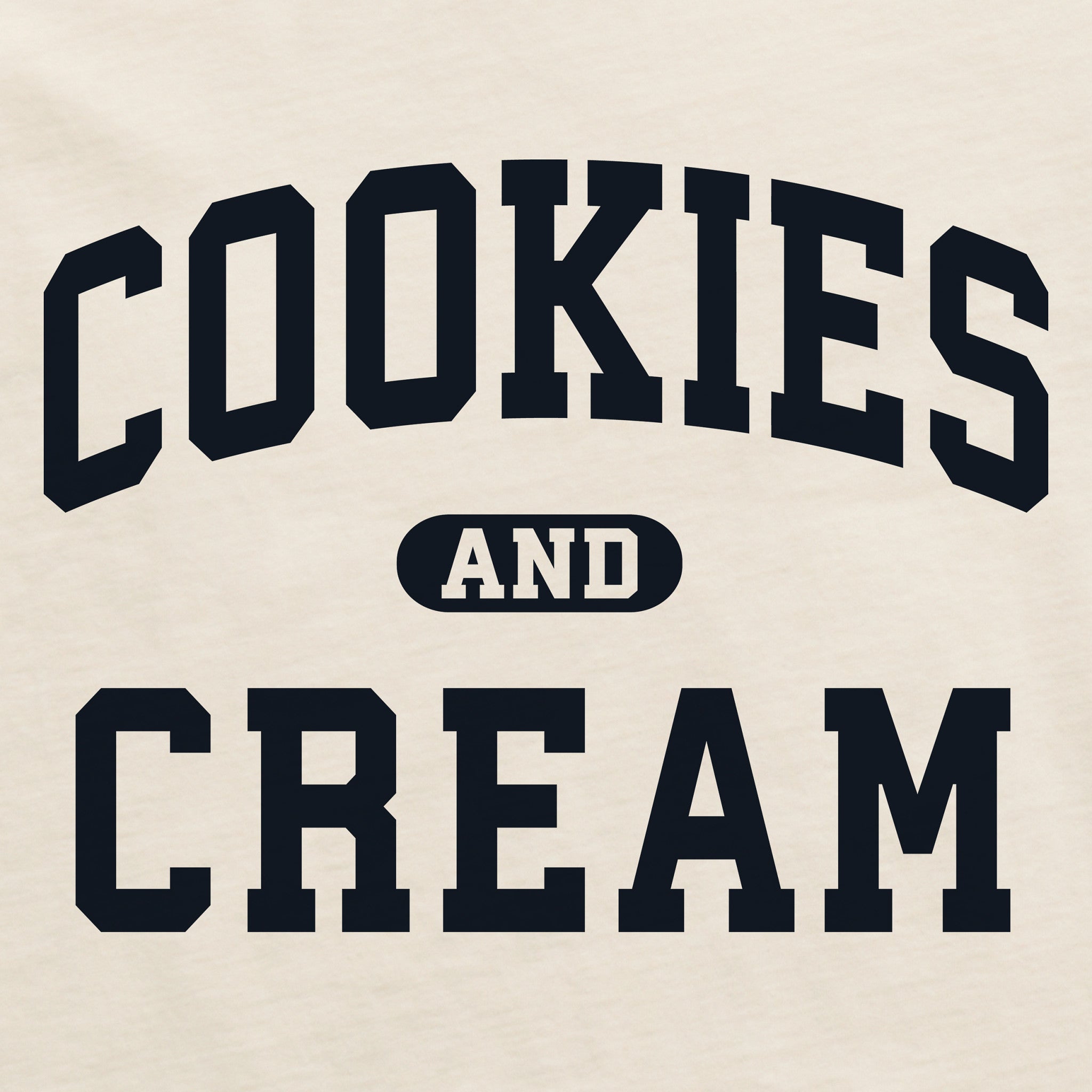 Women's Cookies and Cream Arch Short Sleeve Crusher Boxy Tee