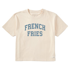 Women's French Fries Arch Short Sleeve Crusher Boxy Tee