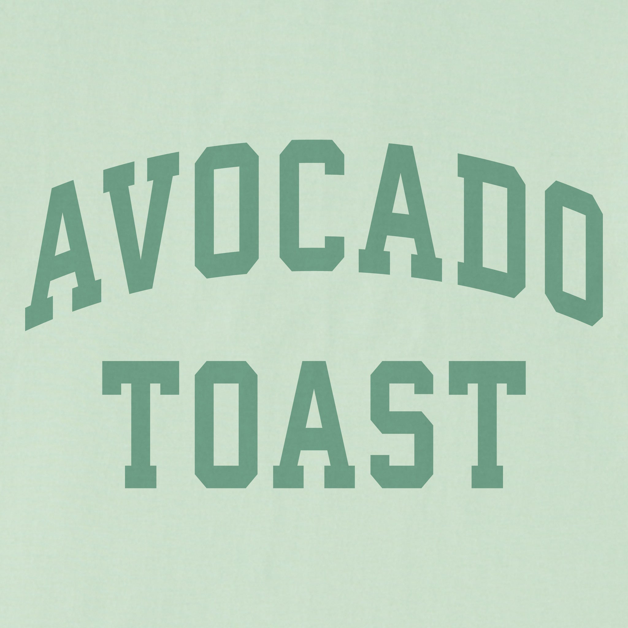 Women's Avocado Toast Arch Short Sleeve Crusher Boxy Tee