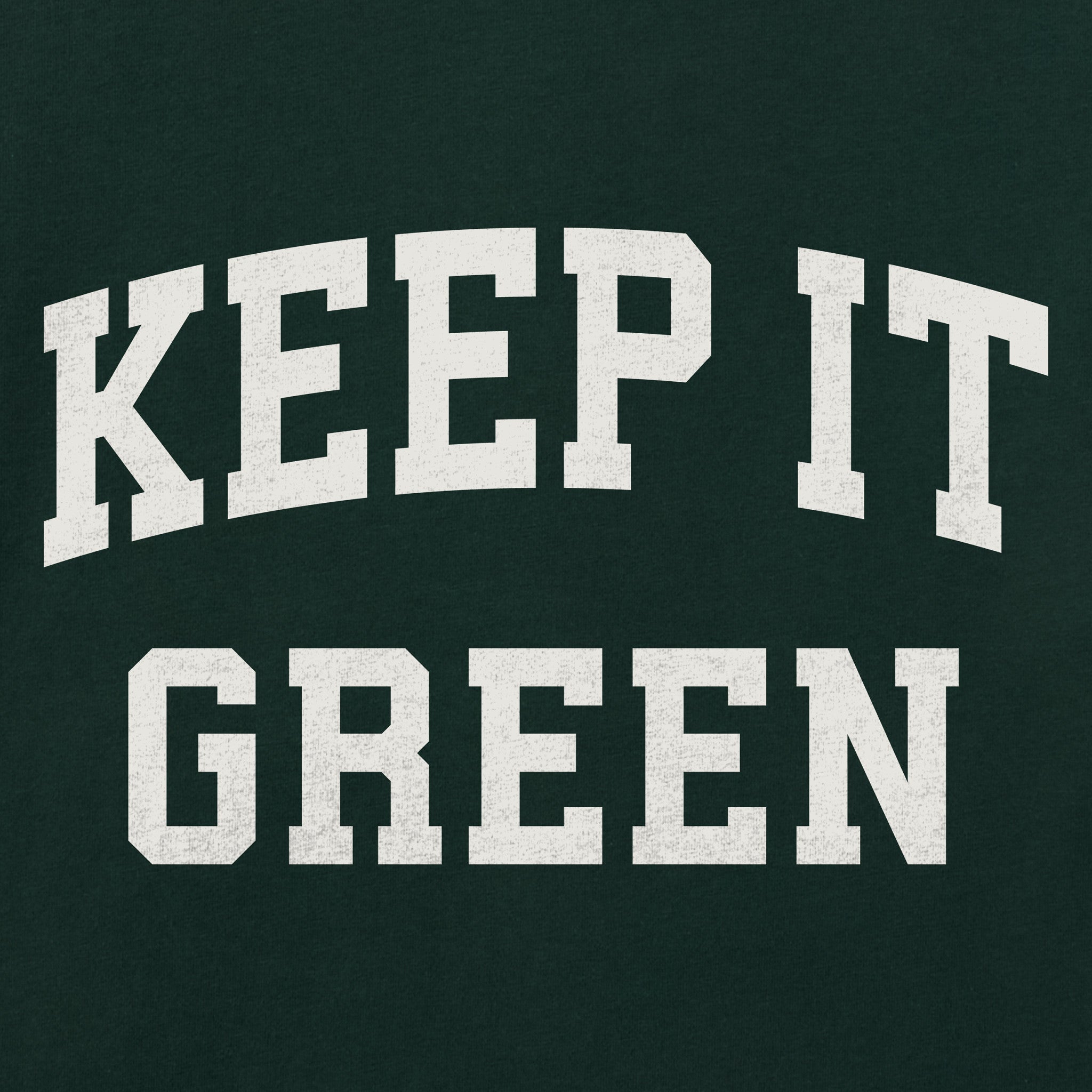 Women's Keep it Green Arch Short Sleeve Crusher Boxy Tee