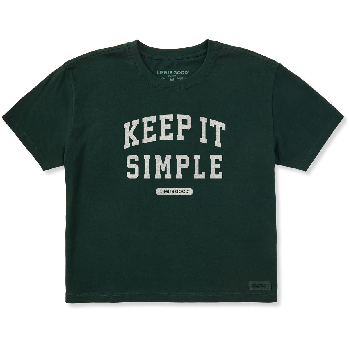 Women's Keep it Simple Arch Short Sleeve Crusher Boxy Tee