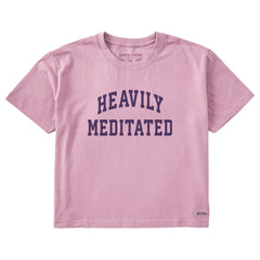 Women's Heavily Meditated Arch Short Sleeve Crusher Boxy Tee