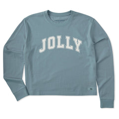 Women's Jolly Arch Long Sleeve Crusher Boxy Tee