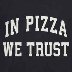 Women's In Pizza We Trust Arch Short Sleeve Crusher Tee