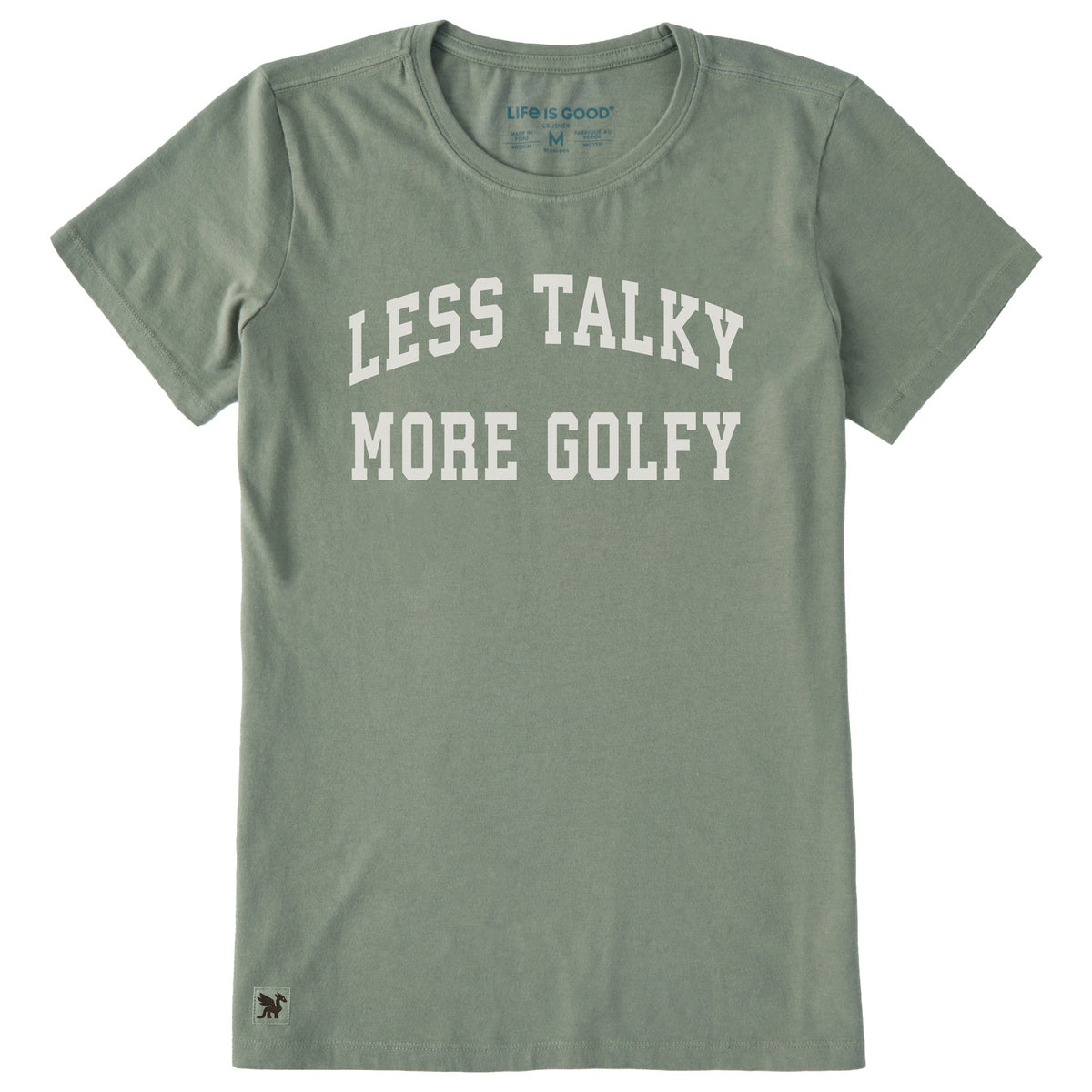 Women's Less Talky More Golfy Short Sleeve Crusher Tee