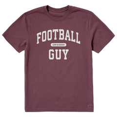 Men's Football Guy Arch Short Sleeve Crusher Tee