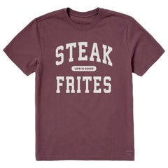 Men's Steak Frites Arch Short Sleeve Crusher Tee