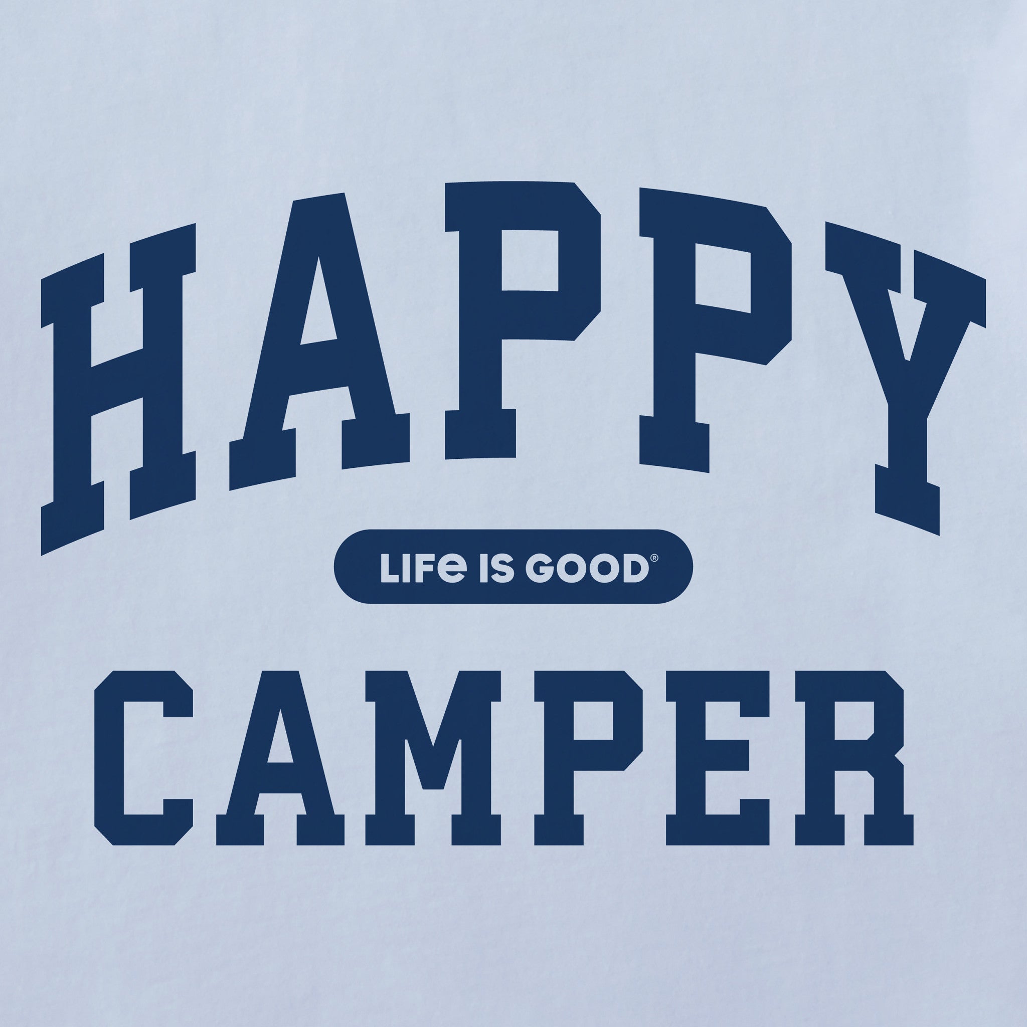 Women's Happy Camper Arch Short Sleeve Crusher Boxy Tee