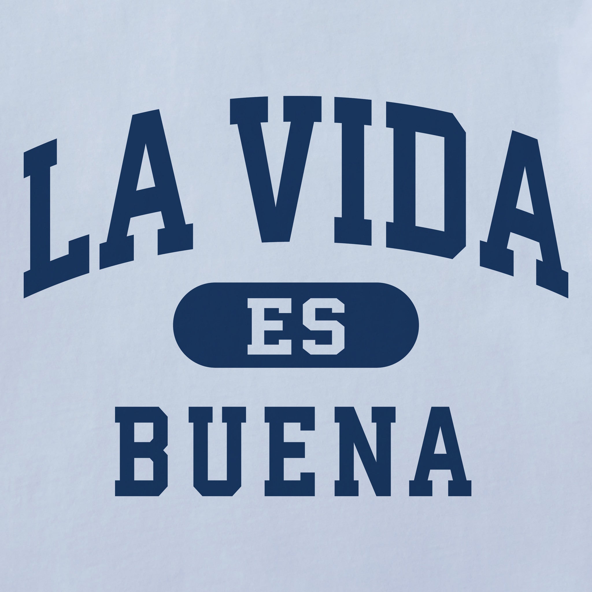 Women's La Vida Es Buena Arch Short Sleeve Crusher Boxy Tee