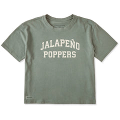 Women's Jalapeno Popper Arch Short Sleeve Crusher Boxy Tee