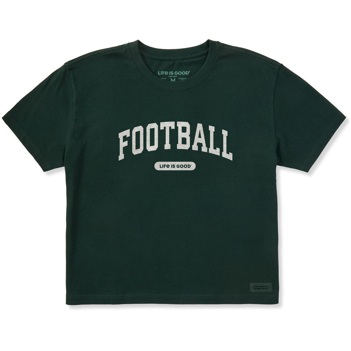 Women's Football Arch Short Sleeve Crusher Boxy Tee