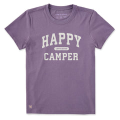 Women's Happy Camper Arch Short Sleeve Crusher Tee