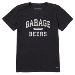 Women's Garage Beers Arch Short Sleeve Crusher Tee