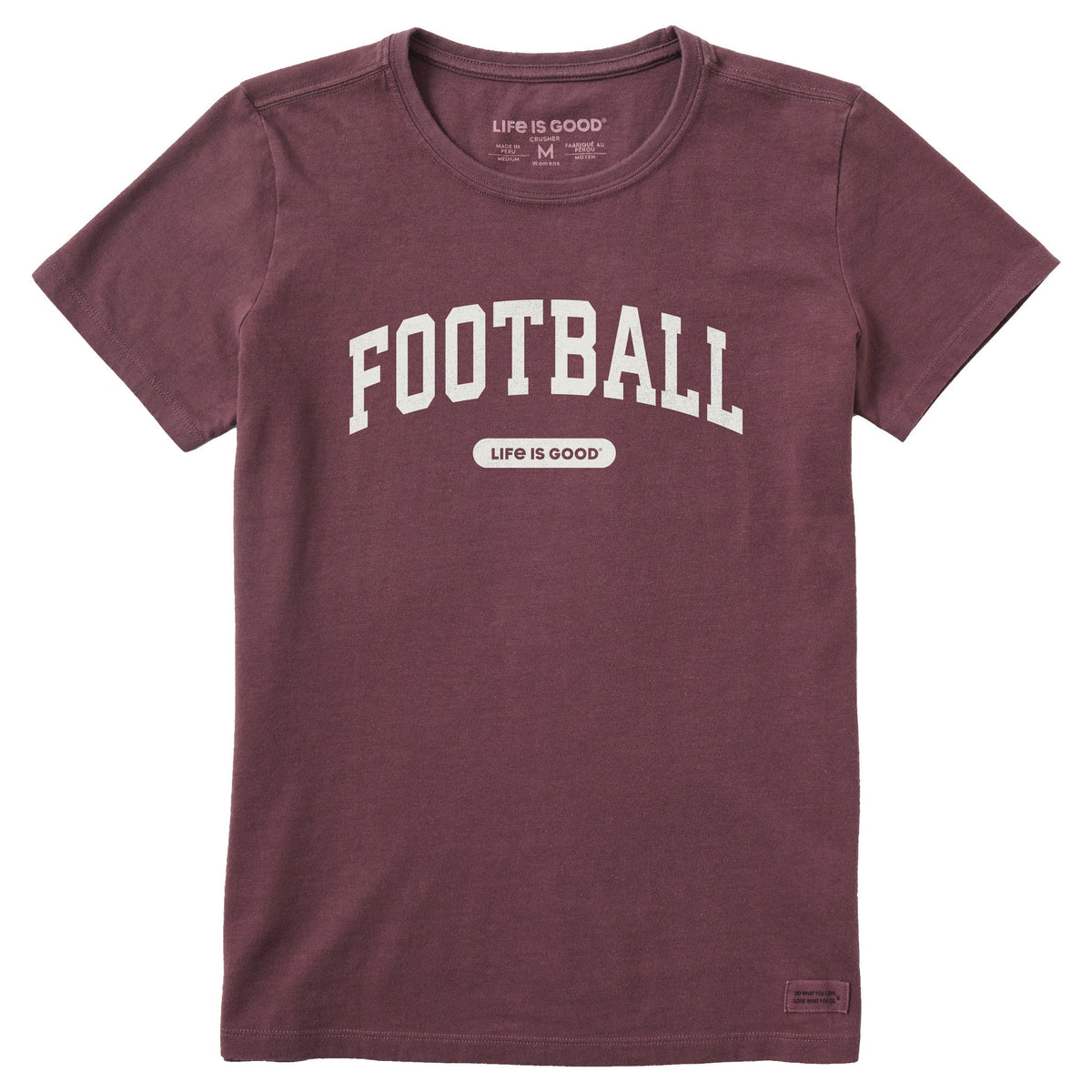 Women's Football Arch Short Sleeve Crusher Tee