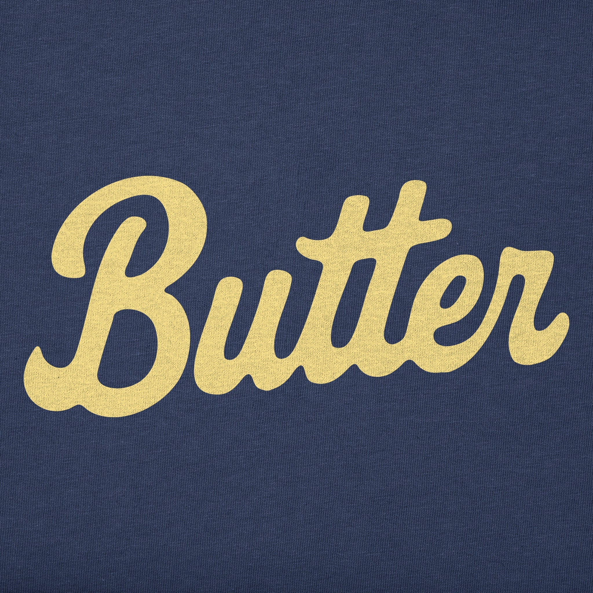 Kids Butter Script Long Sleeve Crusher Tee