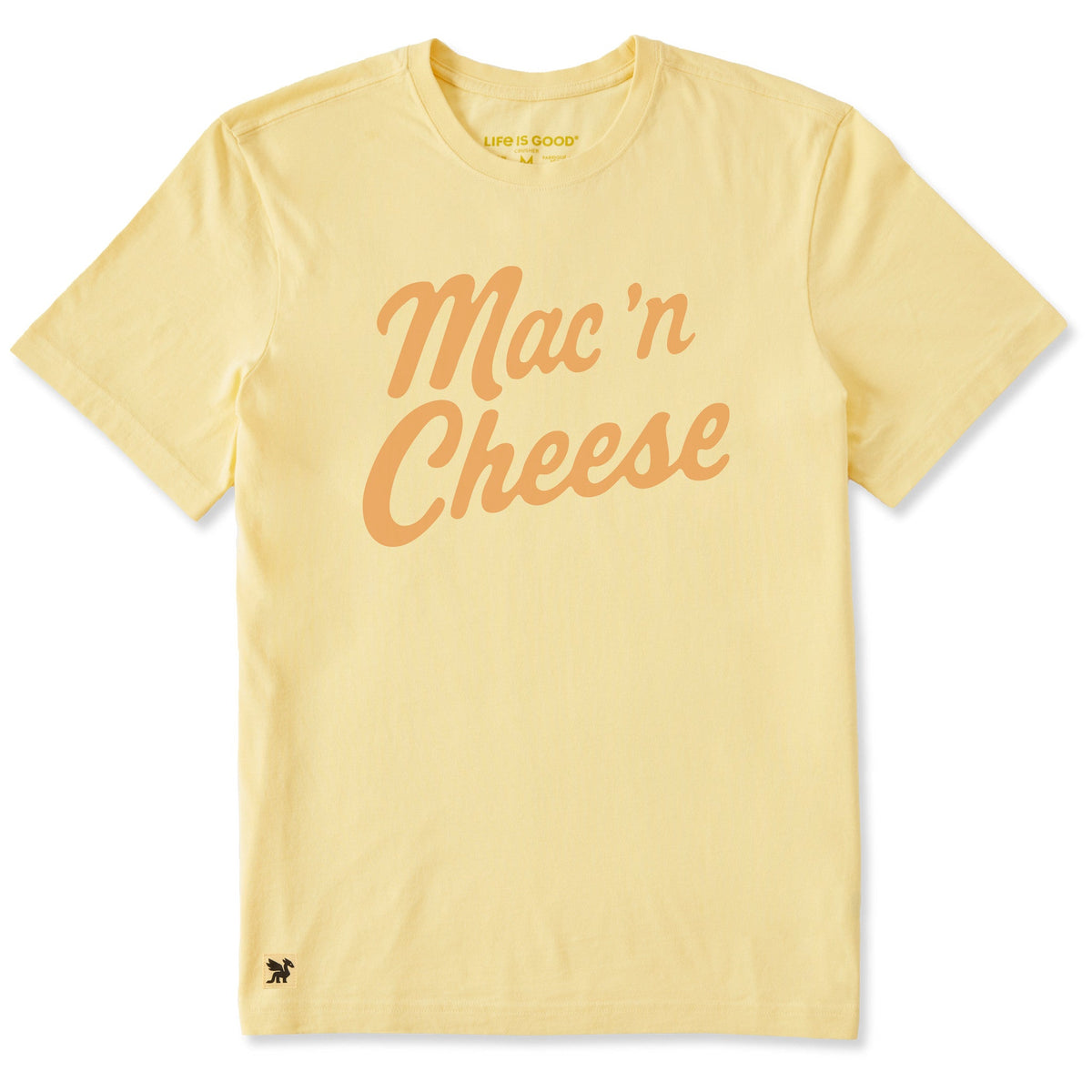 Men's Mac 'n Cheese Script Short Sleeve Crusher Tee