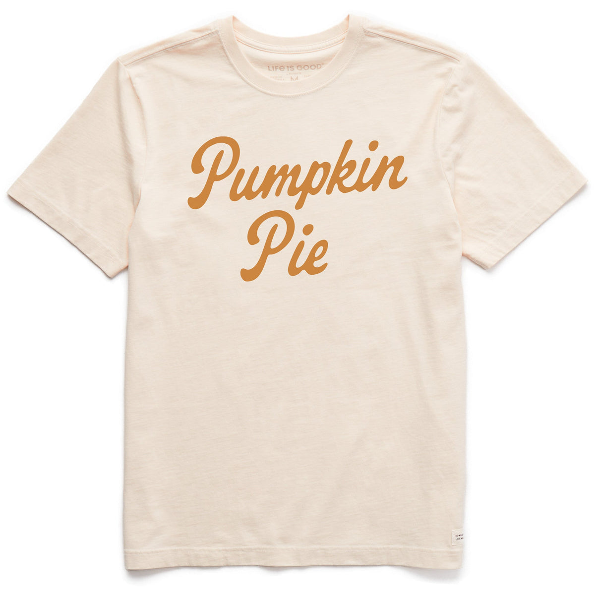 Men's Pumpkin Pie Script Short Sleeve Crusher Tee
