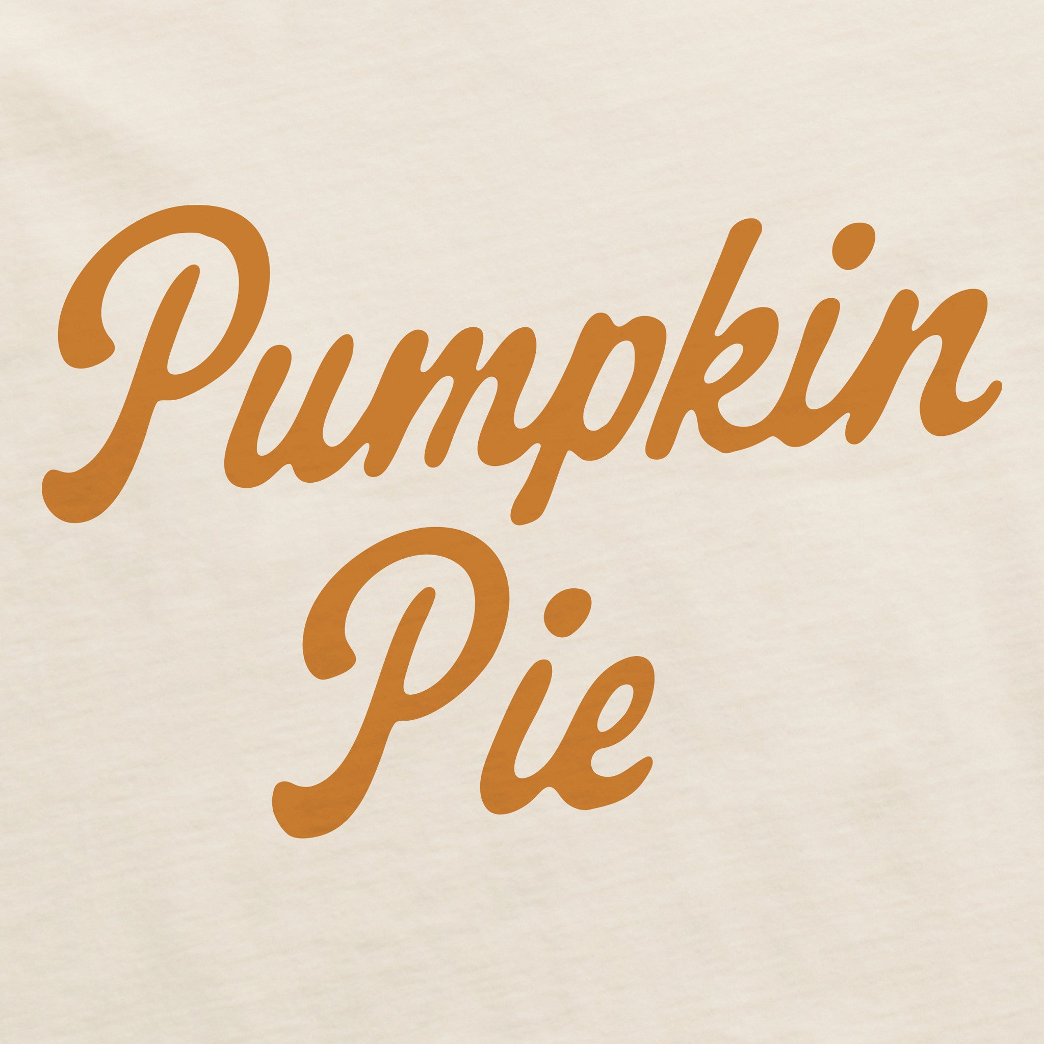 Men's Pumpkin Pie Script Short Sleeve Crusher Tee