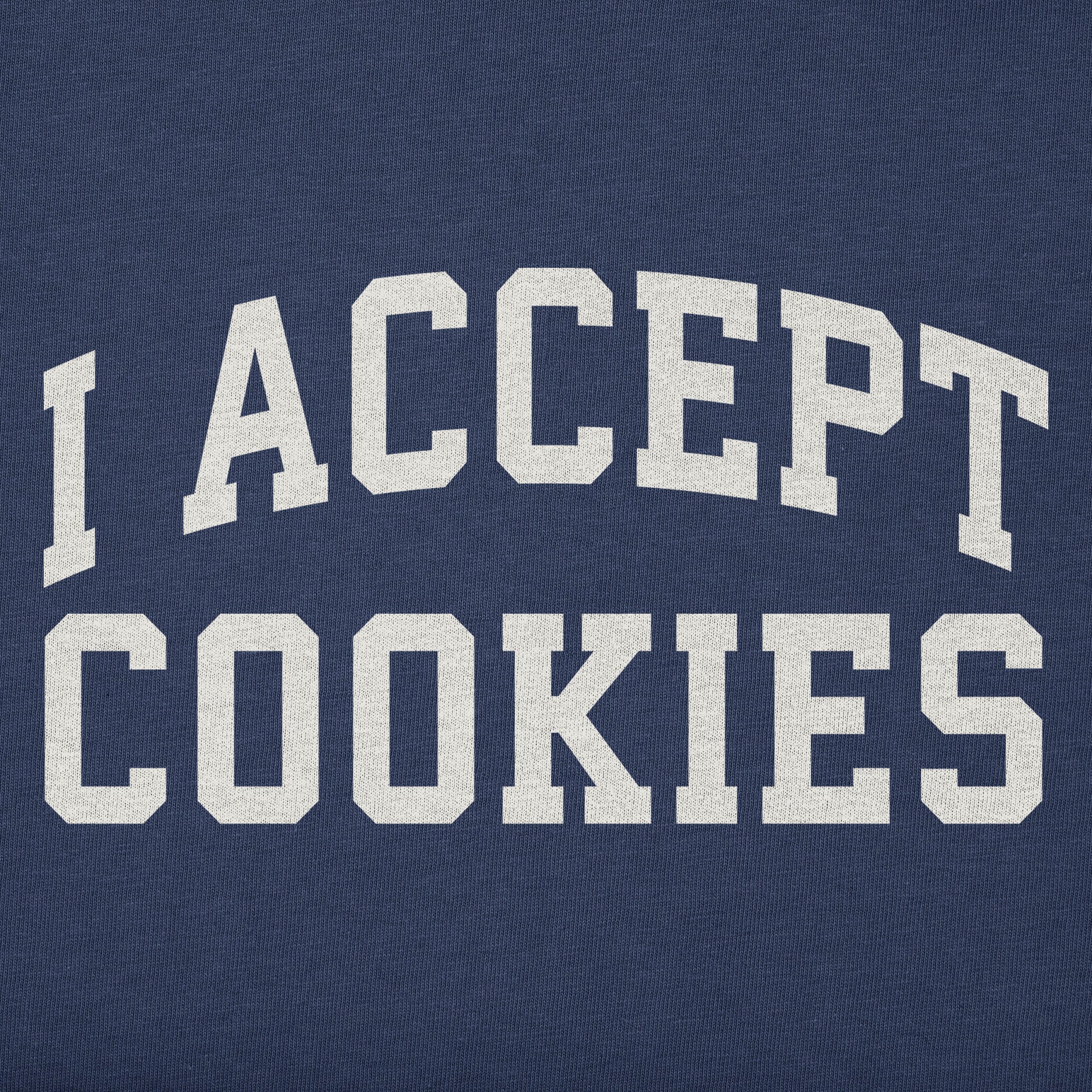 Toddler I Accept Cookies Arch Short Sleeve Crusher Tee