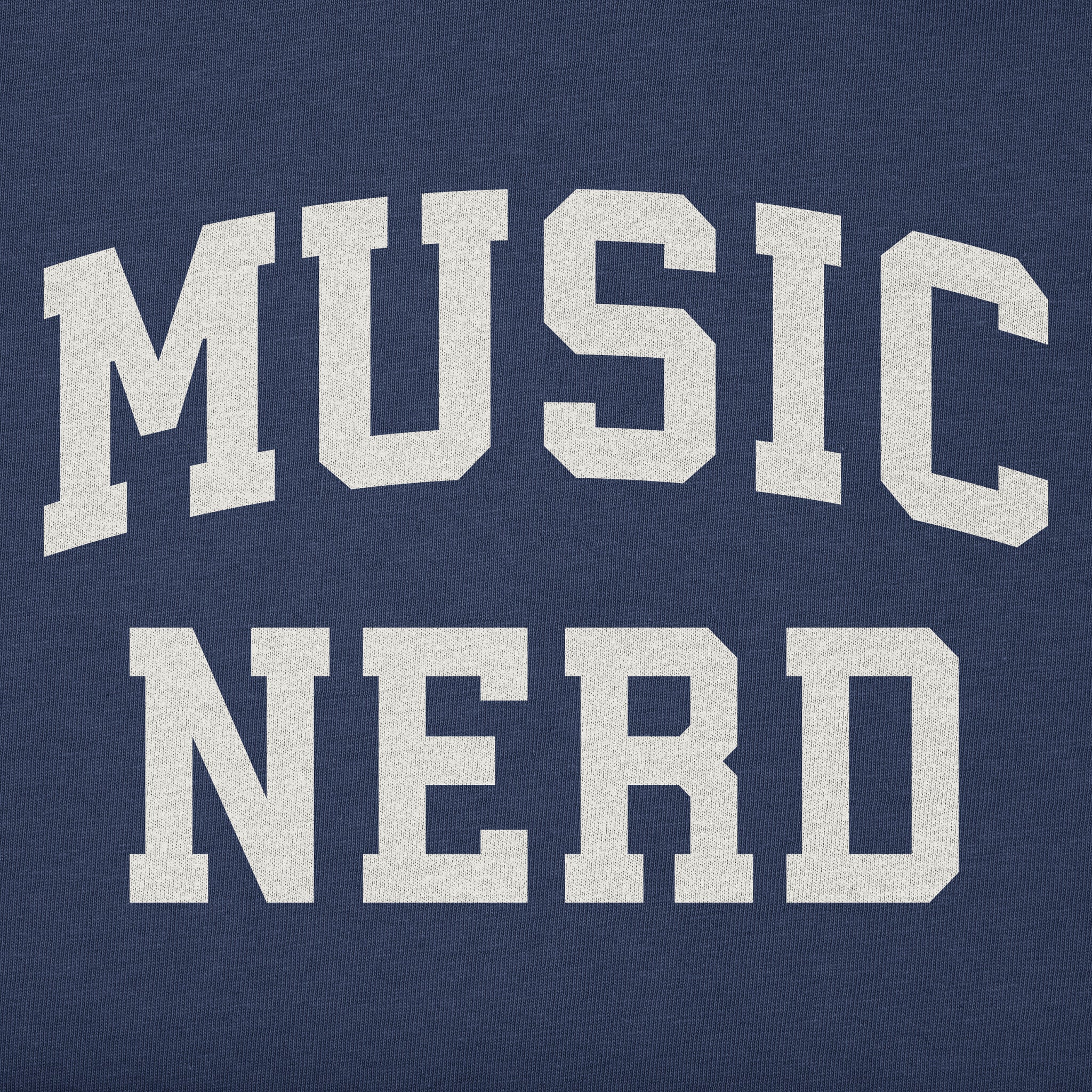 Men's Music Nerd Arch Long Sleeve Crusher Tee