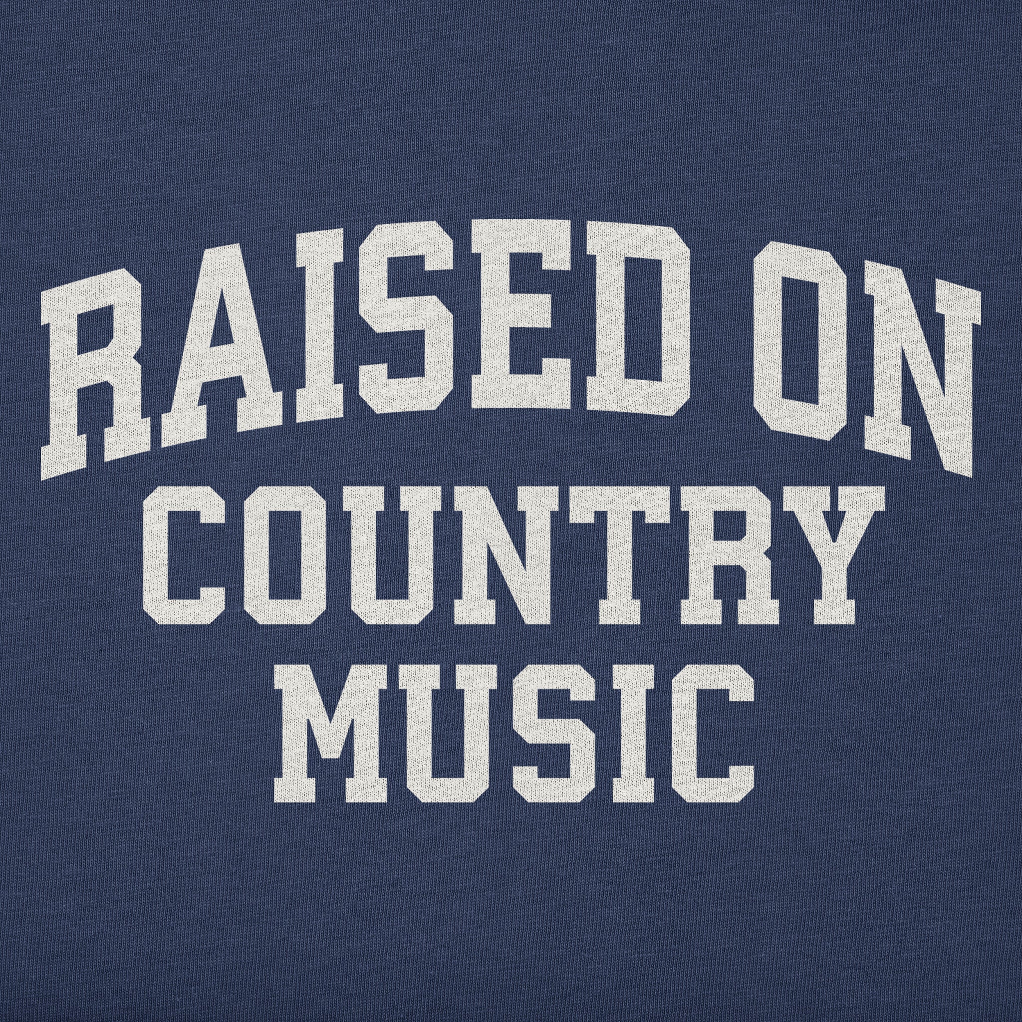 Toddler Raised on Country Music Arch Short Sleeve Crusher Tee
