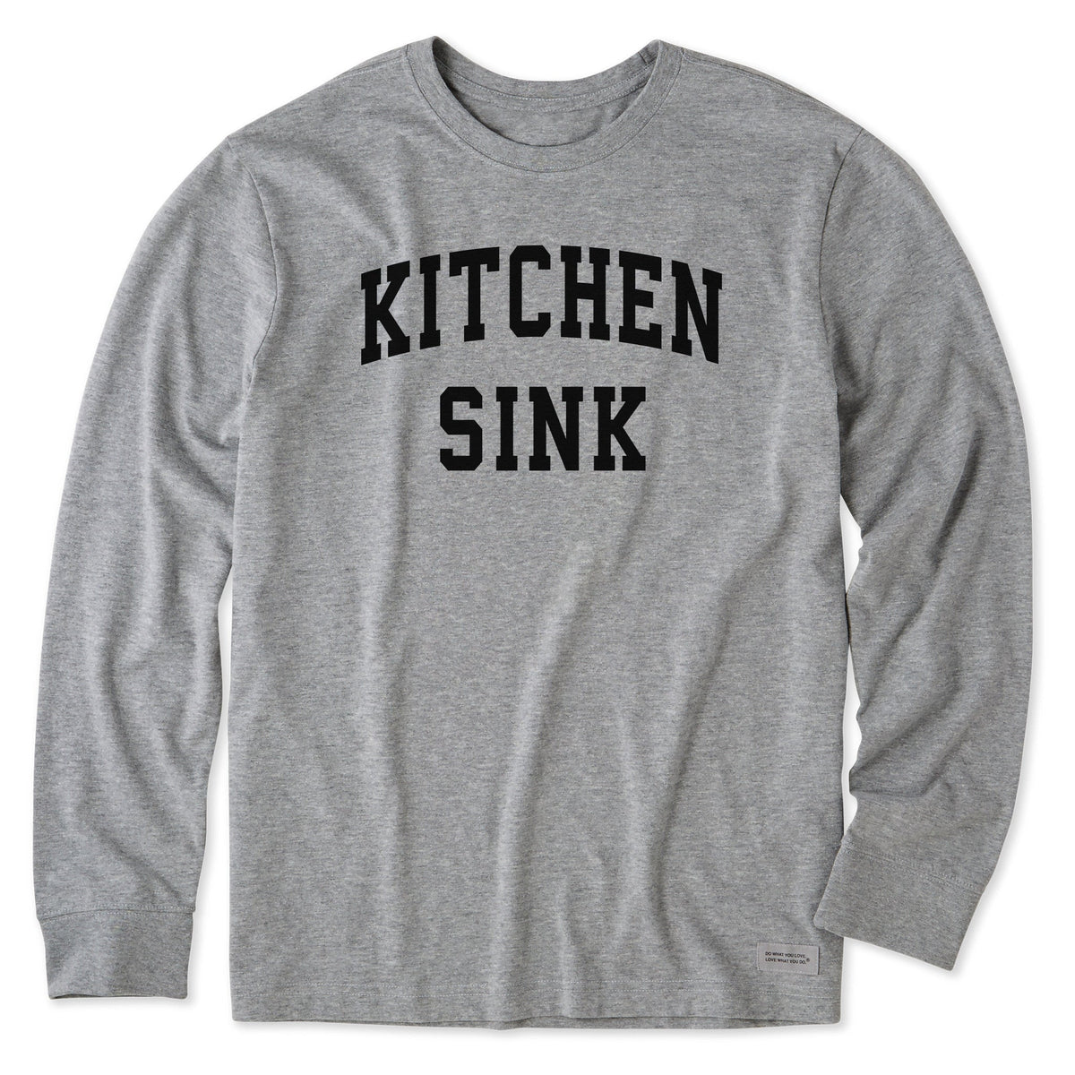 Men's Kitchen Sink Arch Long Sleeve Crusher Tee