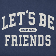 Toddler Let's Be Friends Arch Short Sleeve Crusher Tee
