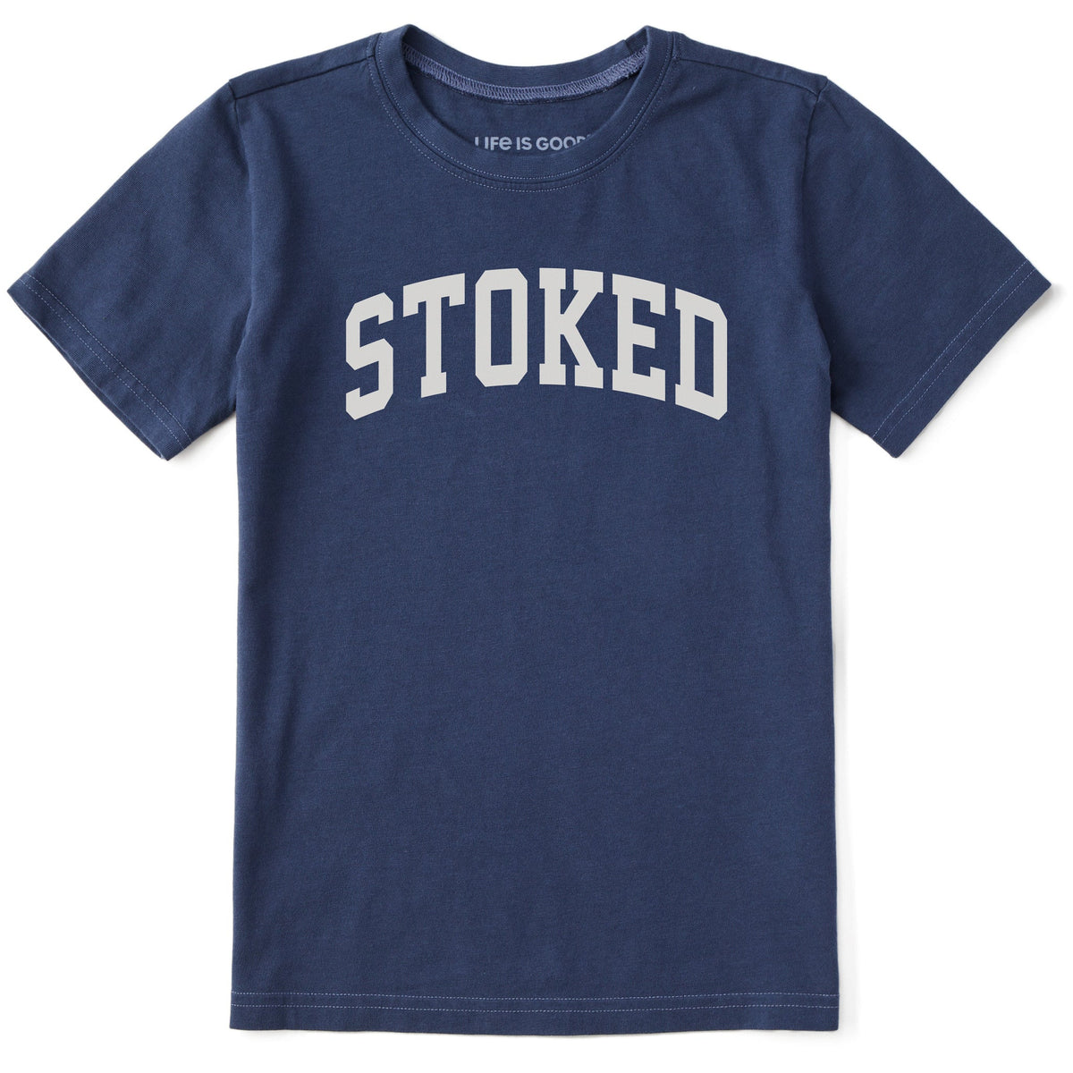 Kids Stoked Arch Short Sleeve Crusher Tee